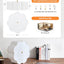 Lámpara techo 3 luces pantalla pétalos blancos 3 enchufes E26