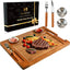Set 2 Tableros Acacia para Servir Charcutería