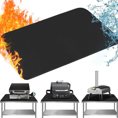 Tapete ignífugo para mesa parrilla exterior 24x31pulg