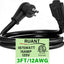 Adaptador enchufe NEMA 5-15P a 5-15R/6-20R 3ft