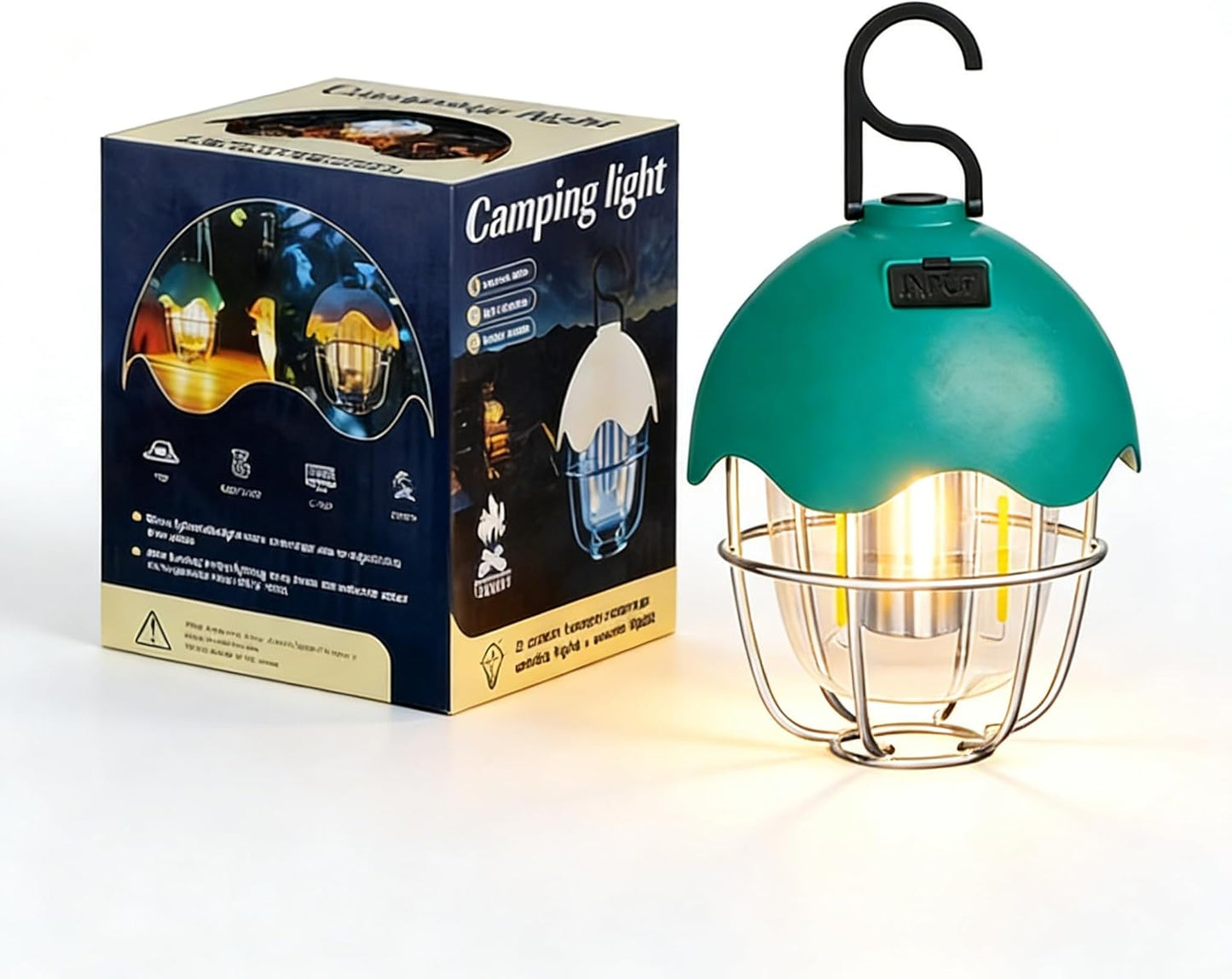 Linterna recargable LED regulable para niños