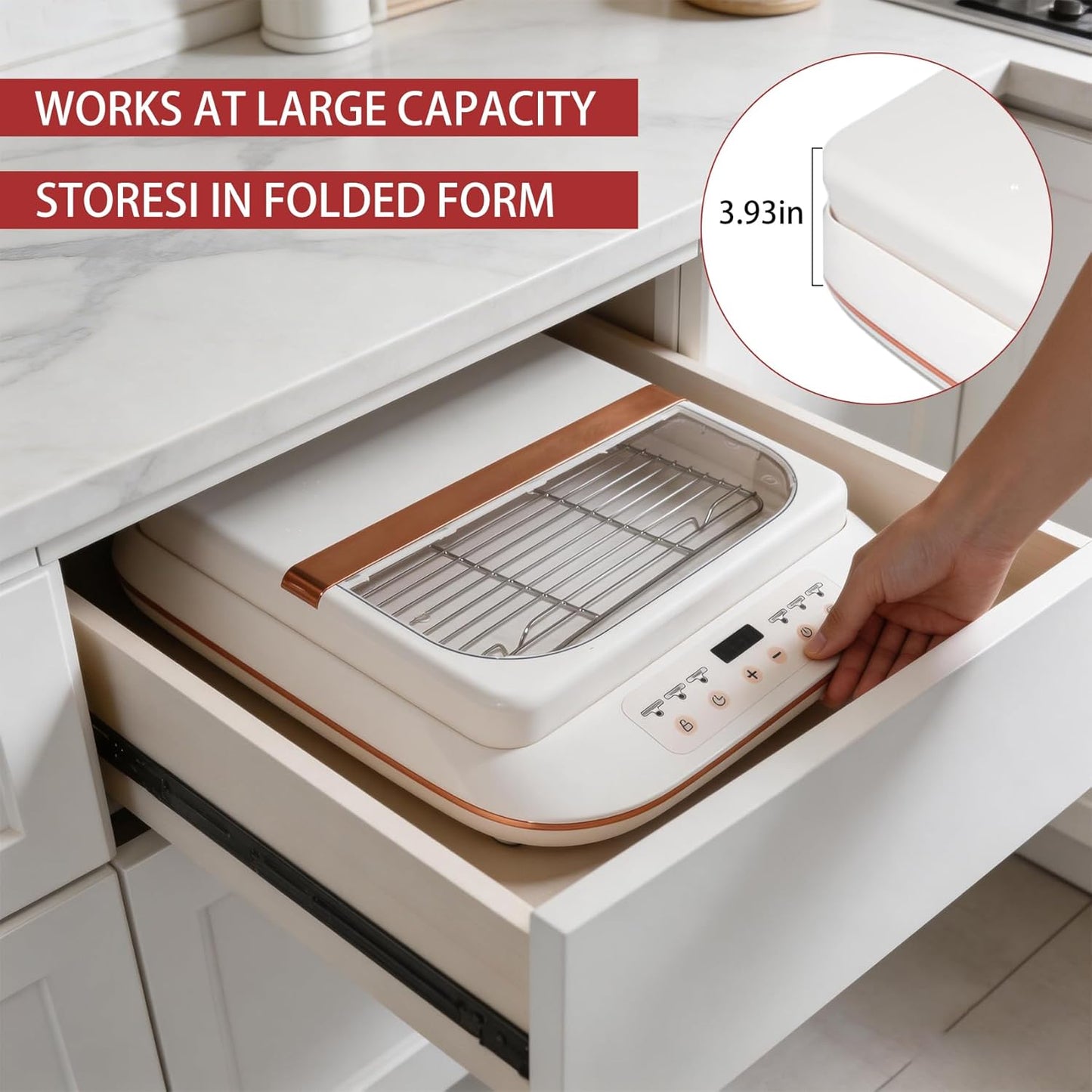 Proofer 25L control digital 32-248°F estante extraible