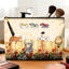 Bolsa cosméticos impermeable mujer cremallera suave 10x8pulg