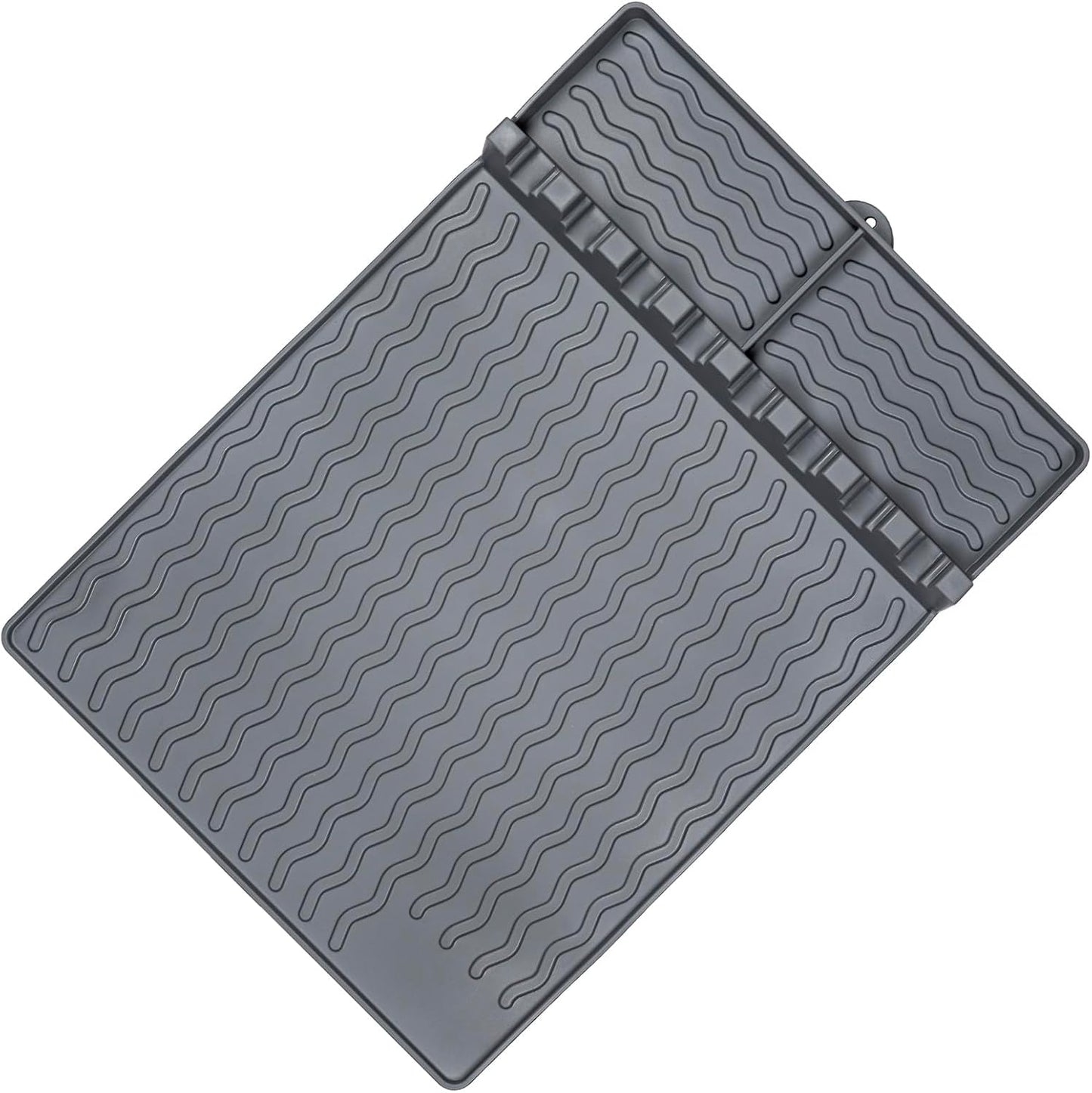 Alfombrilla silicona parrilla cocina con tapete lateral