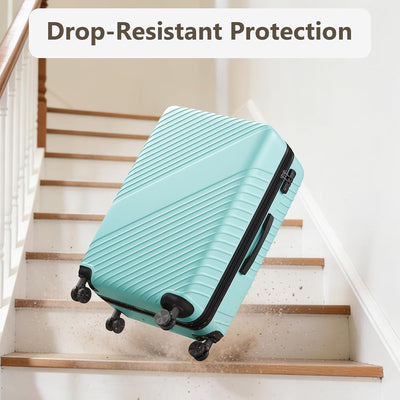 Maleta rígida ABS con ruedas TSA cerradura expandible viaje