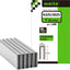 Grapas corona 1/4 pulg acero inox 1600 uds