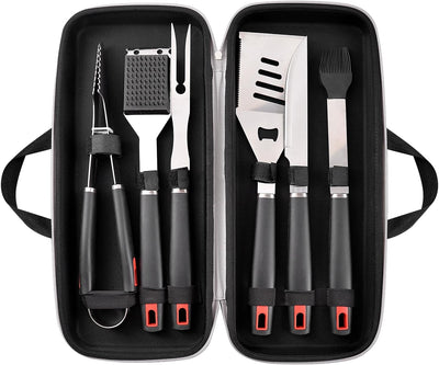 Juego accesorios parrilla acero inox duradero