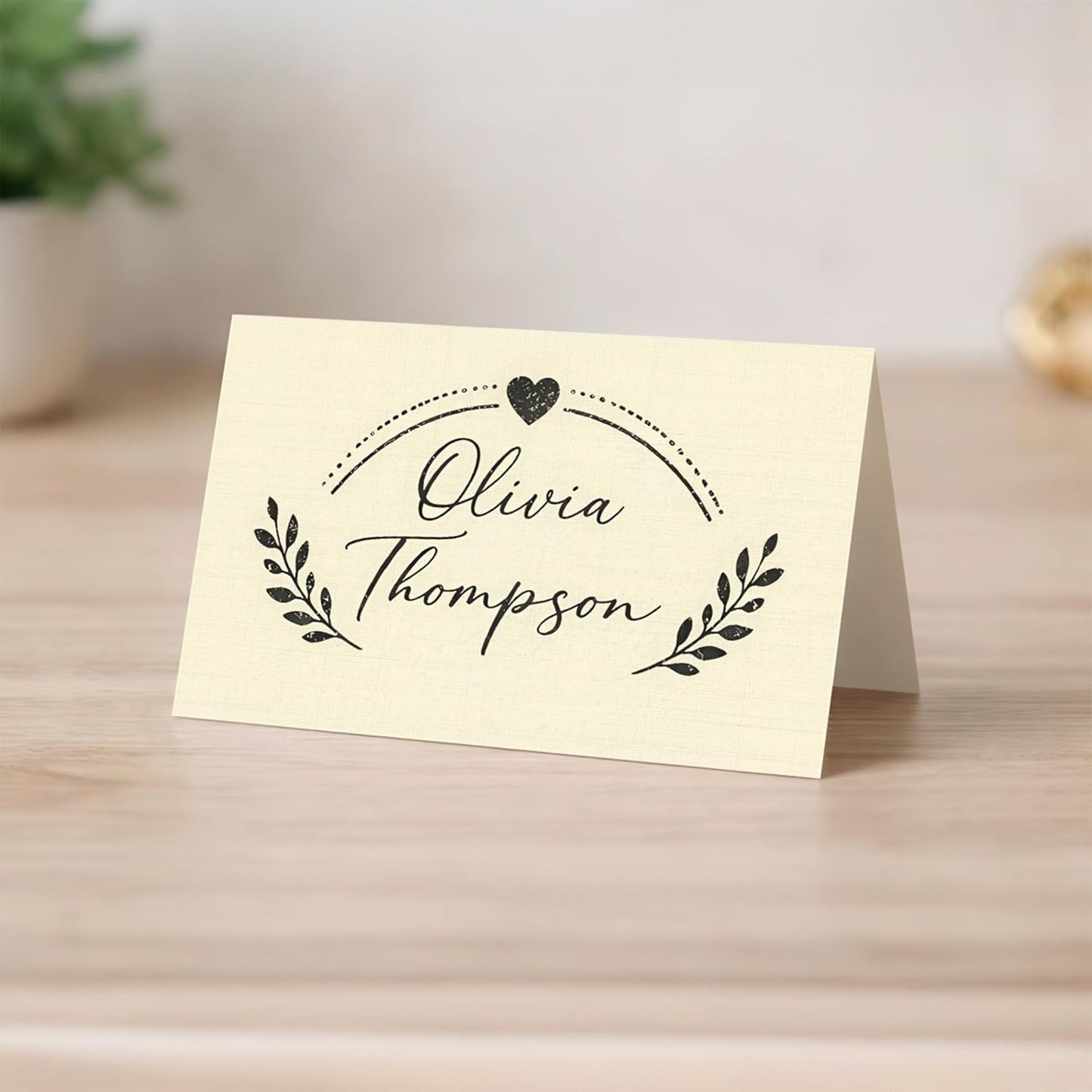 Paquete de 96 mini tarjetas de lugar 3.5 x 2 pulgadas para bodas y eventos