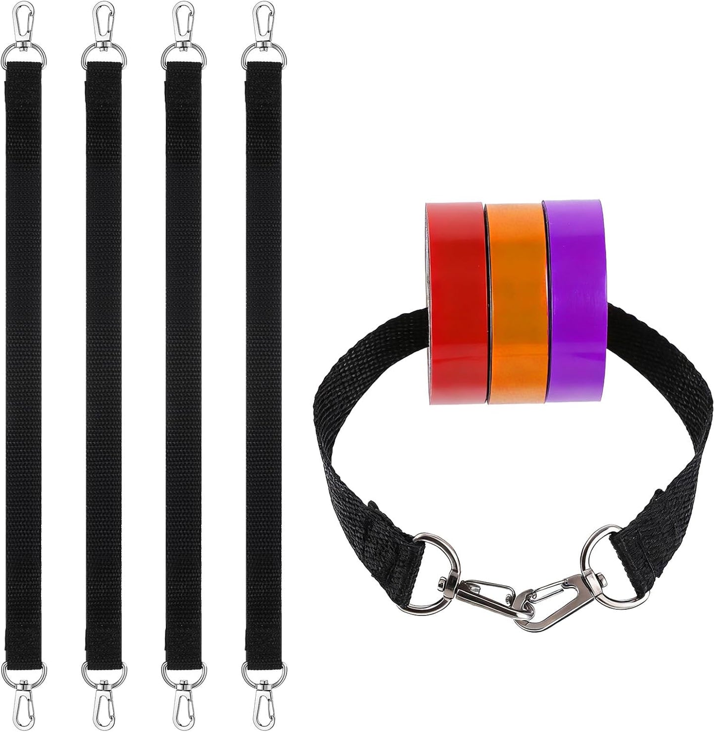 4 Correas Soporte Cinta Eléctrica 15.75pulg Acero Carbono