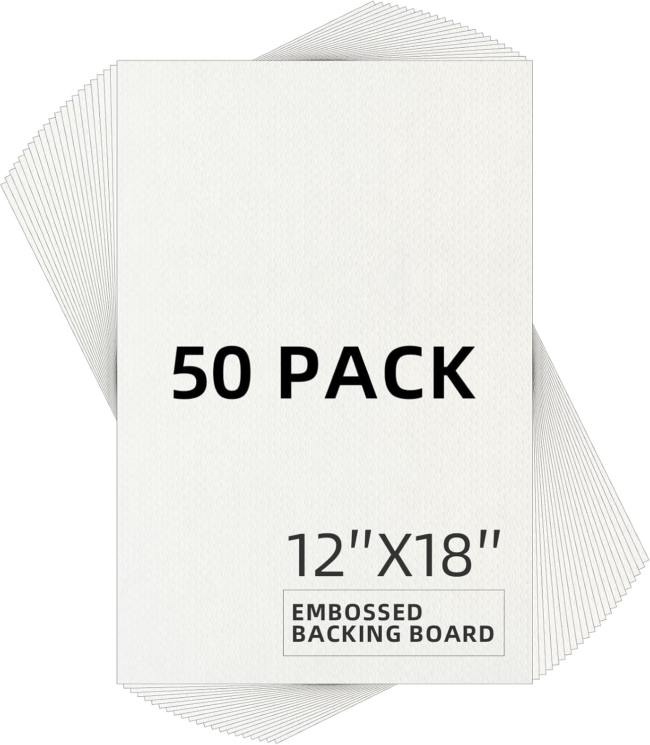 50 Tableros Respaldo 12x18pulg 4 Capas Sin Ácidos
