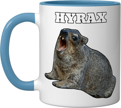 Taza cerámica Hyrax azul/blanco