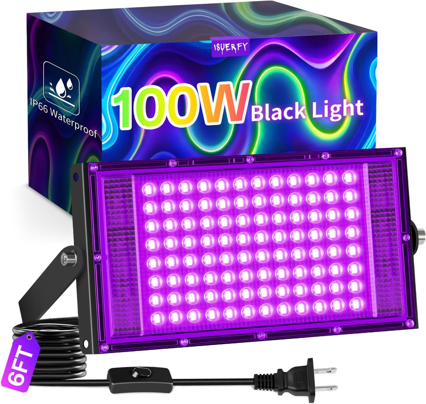 Reflector luz negra LED 100W
