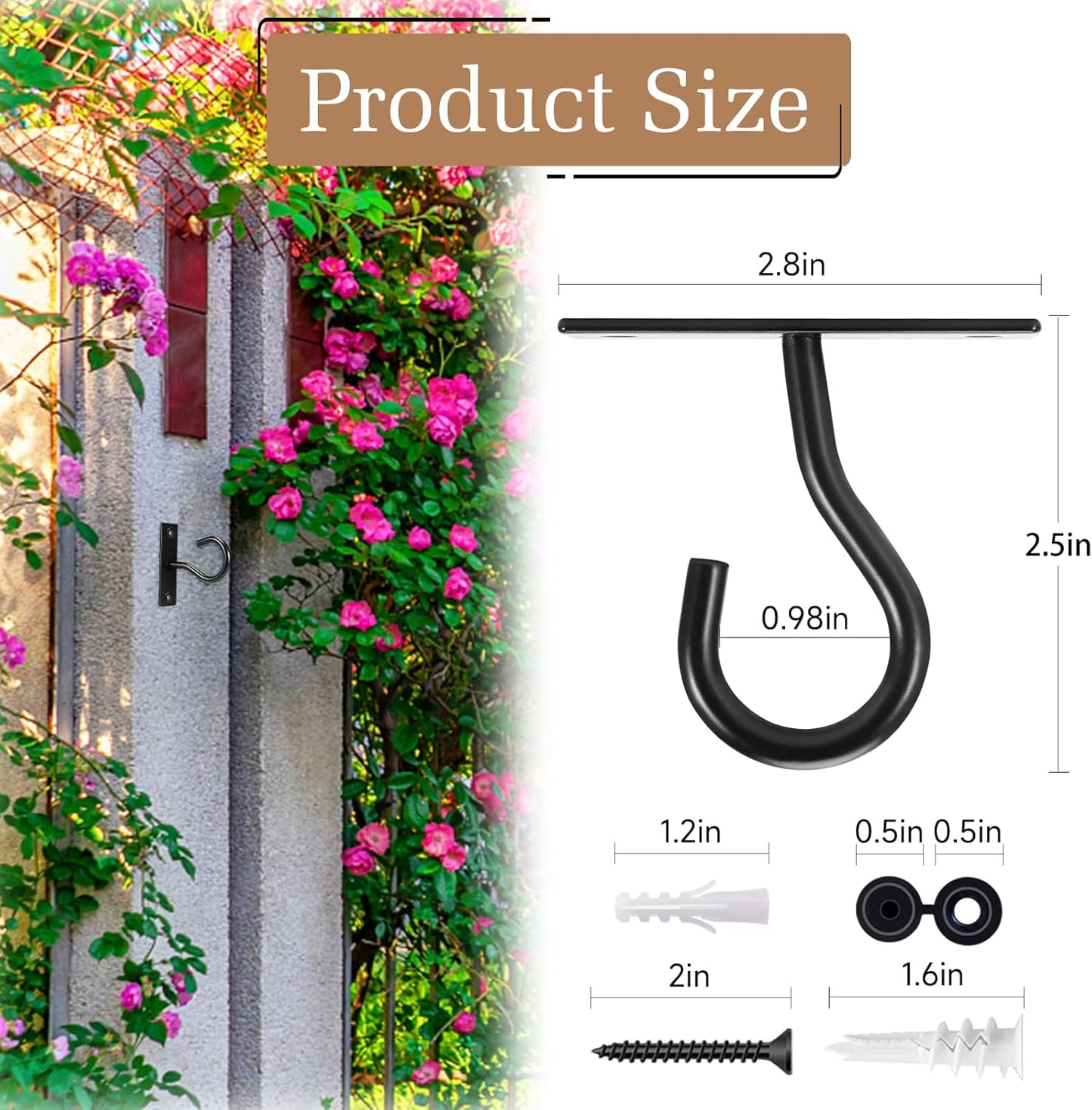 Ganchos techo para macetas plantas colgantes y accesorios