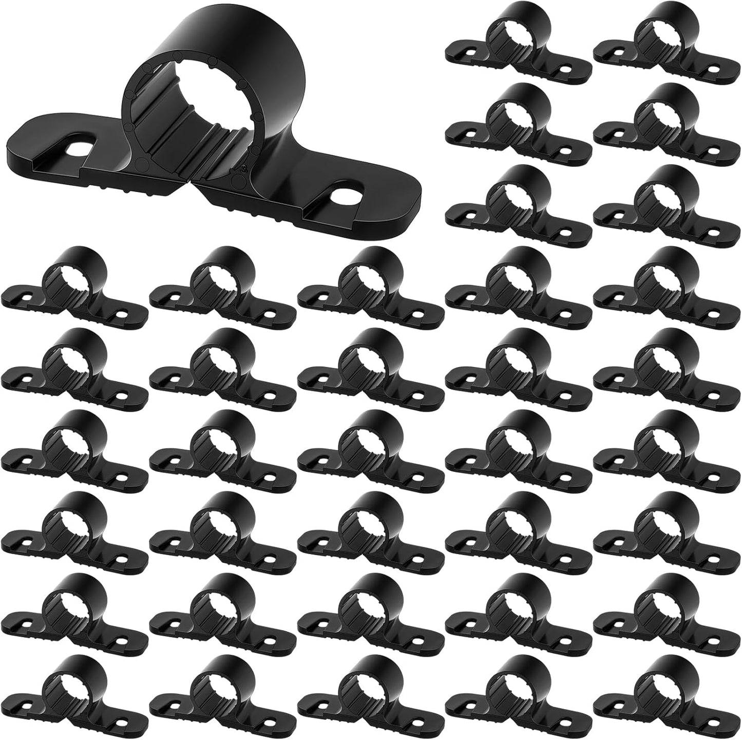 200 Abrazaderas Tubo 1/2pulg para Pex Cobre CPVC Negro