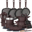 Set 31 Ollas Sartenes Antiadherente Titanio Granito Sin PFOA