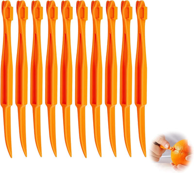 10 Pzas Herramientas Pelar Naranja Limón Cortador Cáscara
