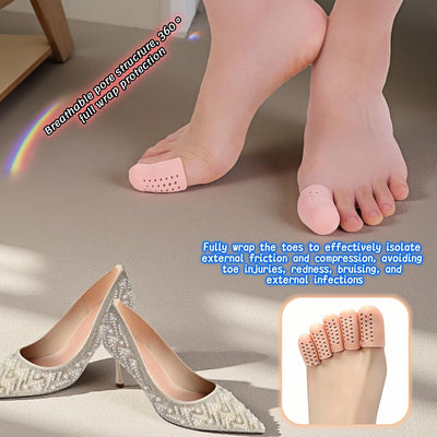 Protectores dedos gel transpirable ajustables 10 pzas