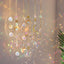 6 Pzas Atrapasueños Cristales Colgante Cadena Decoración Hogar