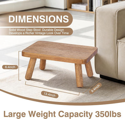 Taburete madera maciza para dormitorio cocina baño