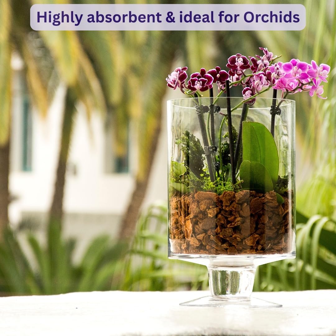 Corteza para macetas orquídeas natural 2oz