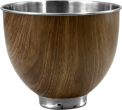 Cuenco acero inox comp KitchenAid 4.5-5qt textura madera