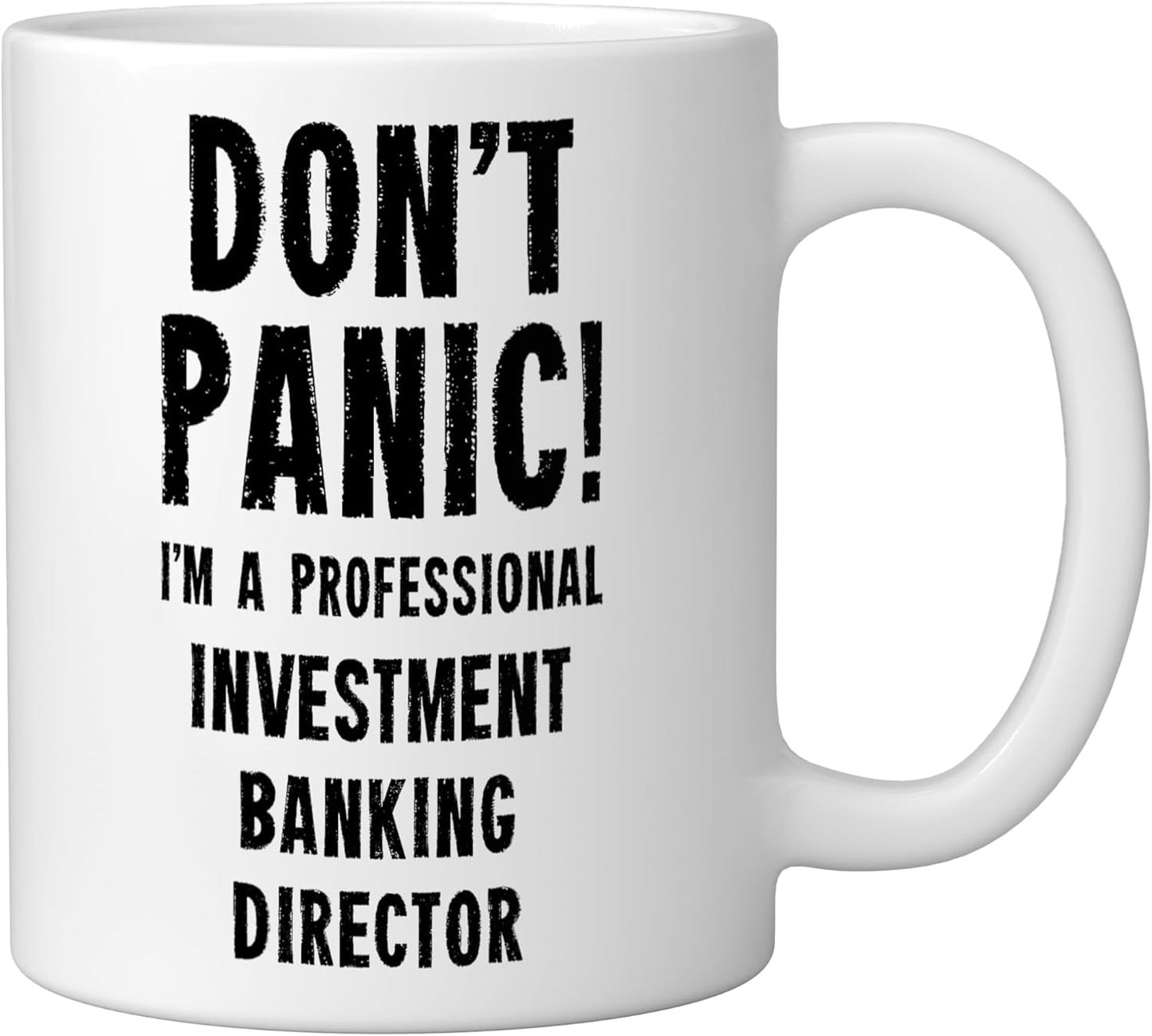 Taza Cerámica para Directivo Banca de Inversión Blanca