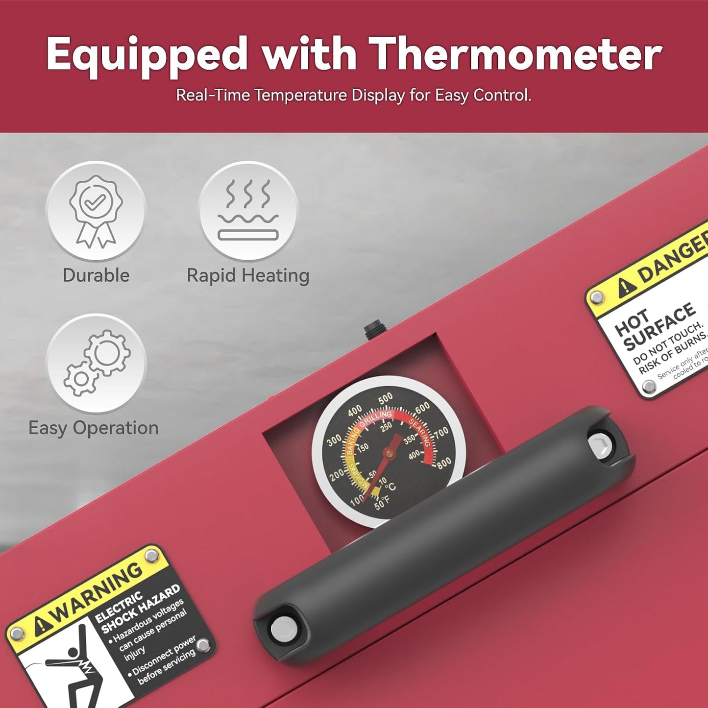 Calentador PVC 1/2-2pulg con detector temperatura