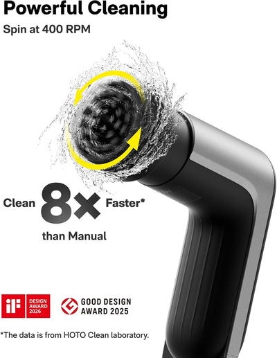 Limpiador eléctrico inalámbrico IPX7 6 cabezales baño cocina