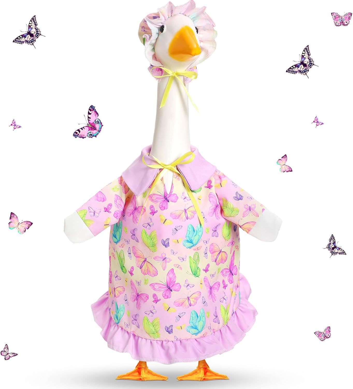 Traje ganso primavera mariposa 23pulg decoración patio
