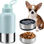 Botella agua aislada perros 32oz doble pared acero inox