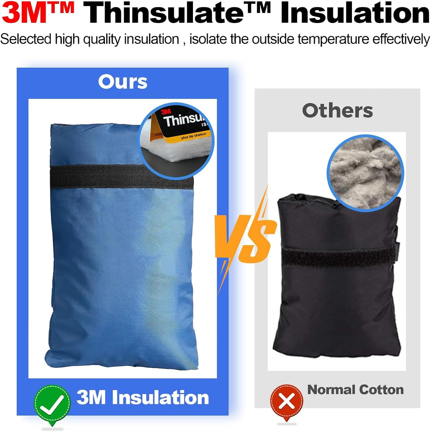 Funda grifo exterior Thinsulate 3M 10x6.3pulg impermeable