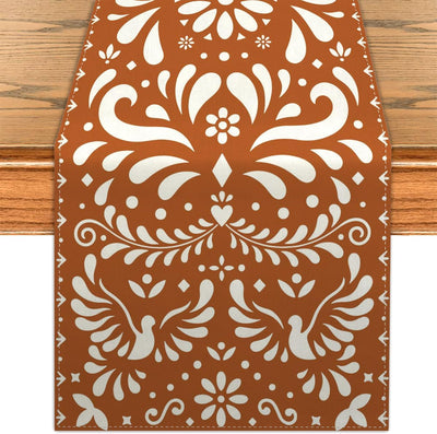 Camino de mesa Talavera Cielito Lindo 72pulg decoración fiesta