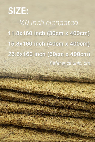 Rollo forro coco 12x160pulg para maceta cesta flores jardín