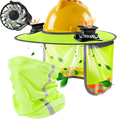 Visor sol para casco con capucha y gaiter reflectante