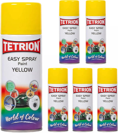 Pintura aerosol amarilla 13.5oz pack 6 multiusos