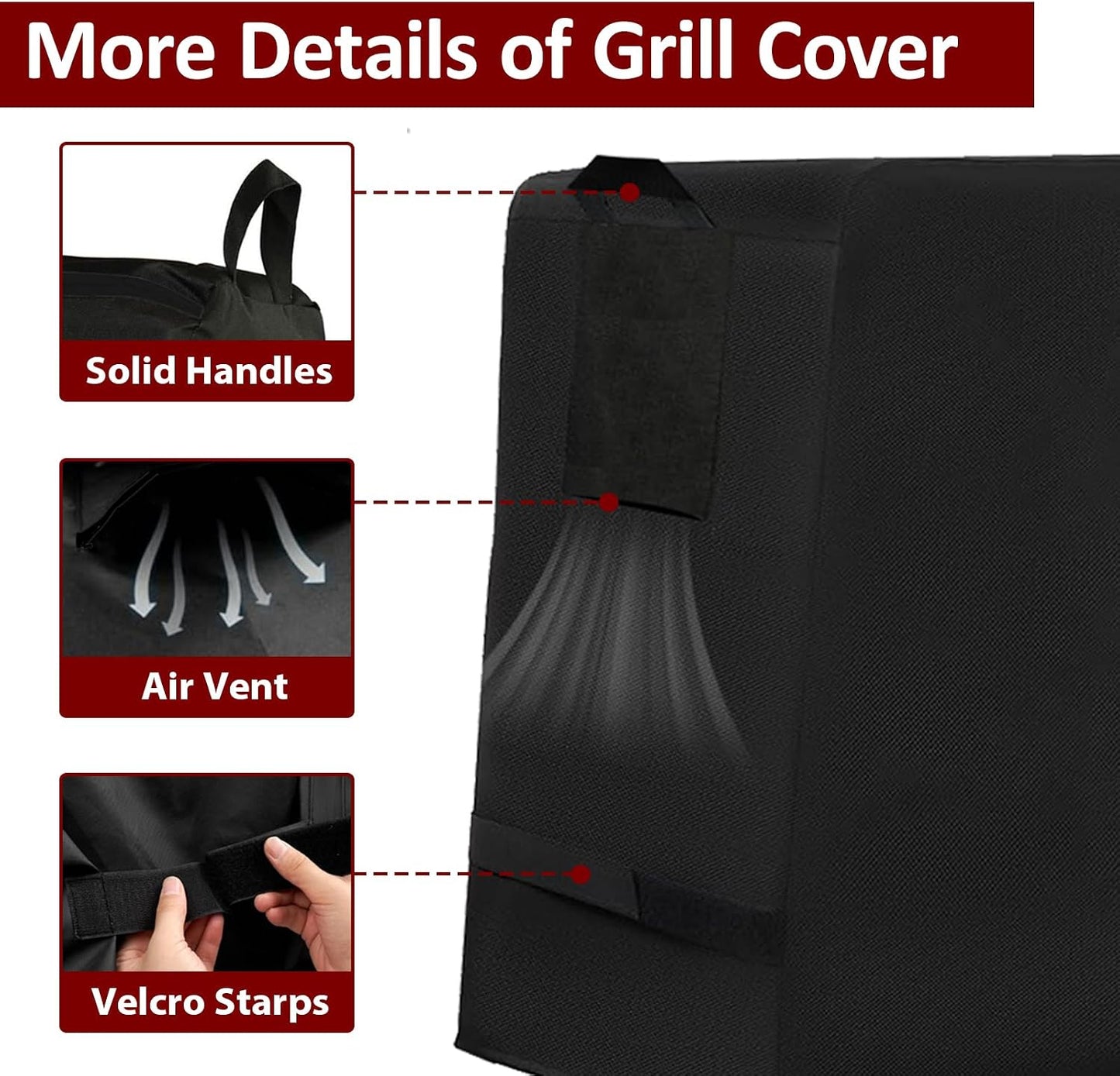 Cubierta parrilla Blackstone 22pulg impermeable 600D