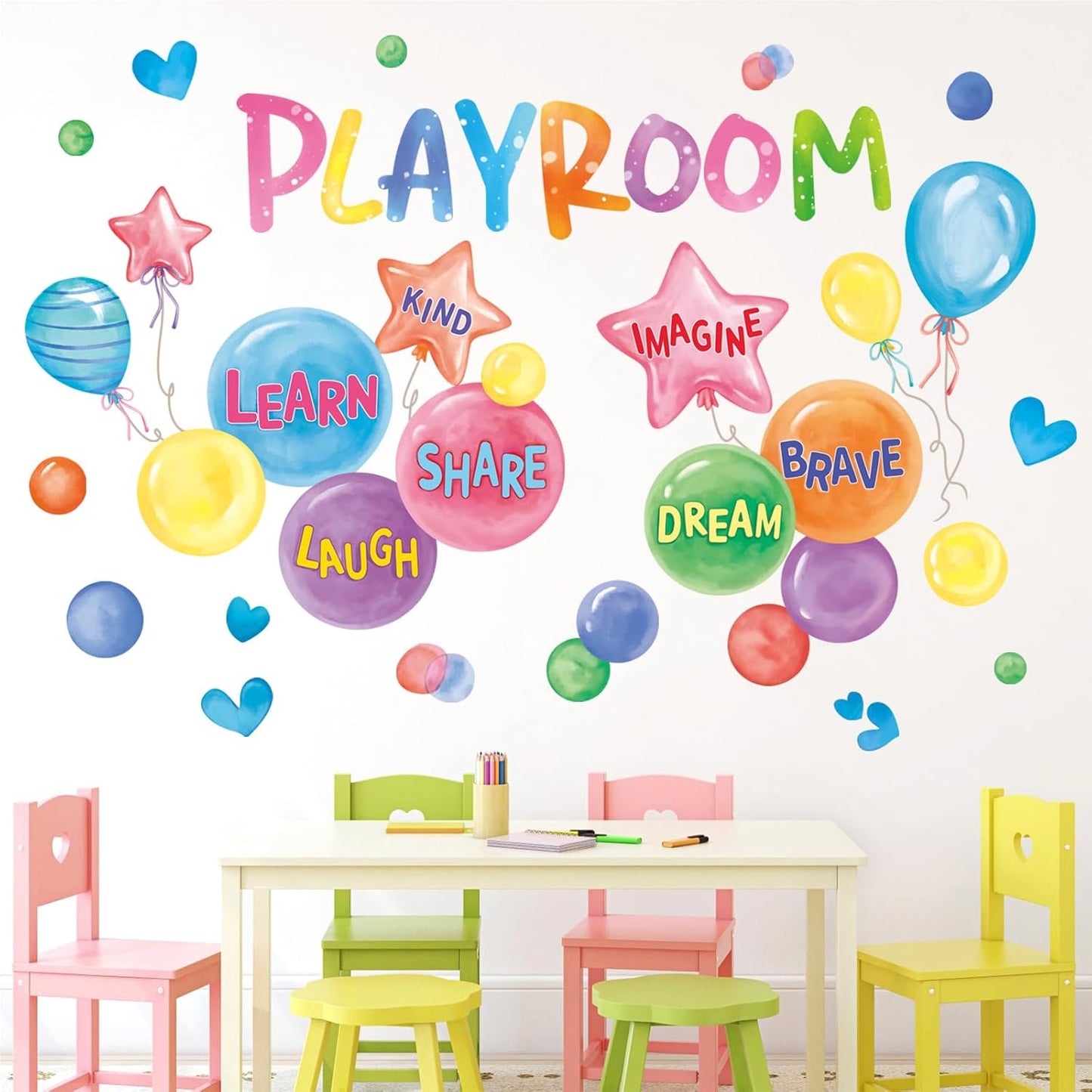 Adhesivo pared citas inspiradoras para niños