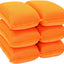 Esponja microfibra lavavajillas resistente arañazos 6 pzas naranja