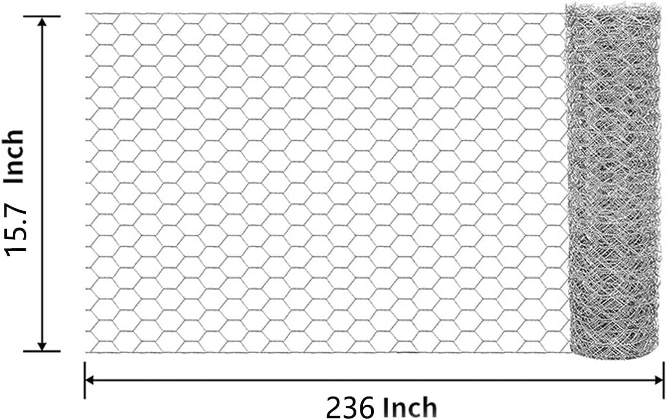Malla alambre hexagonal para aves jardín y mascotas