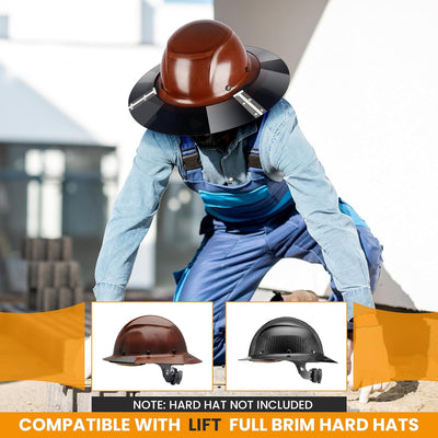 Visera casco duro LIFT protección solar