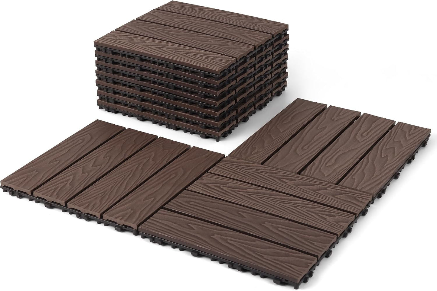 Azulejos compuestos 12x12pulg impermeables terraza