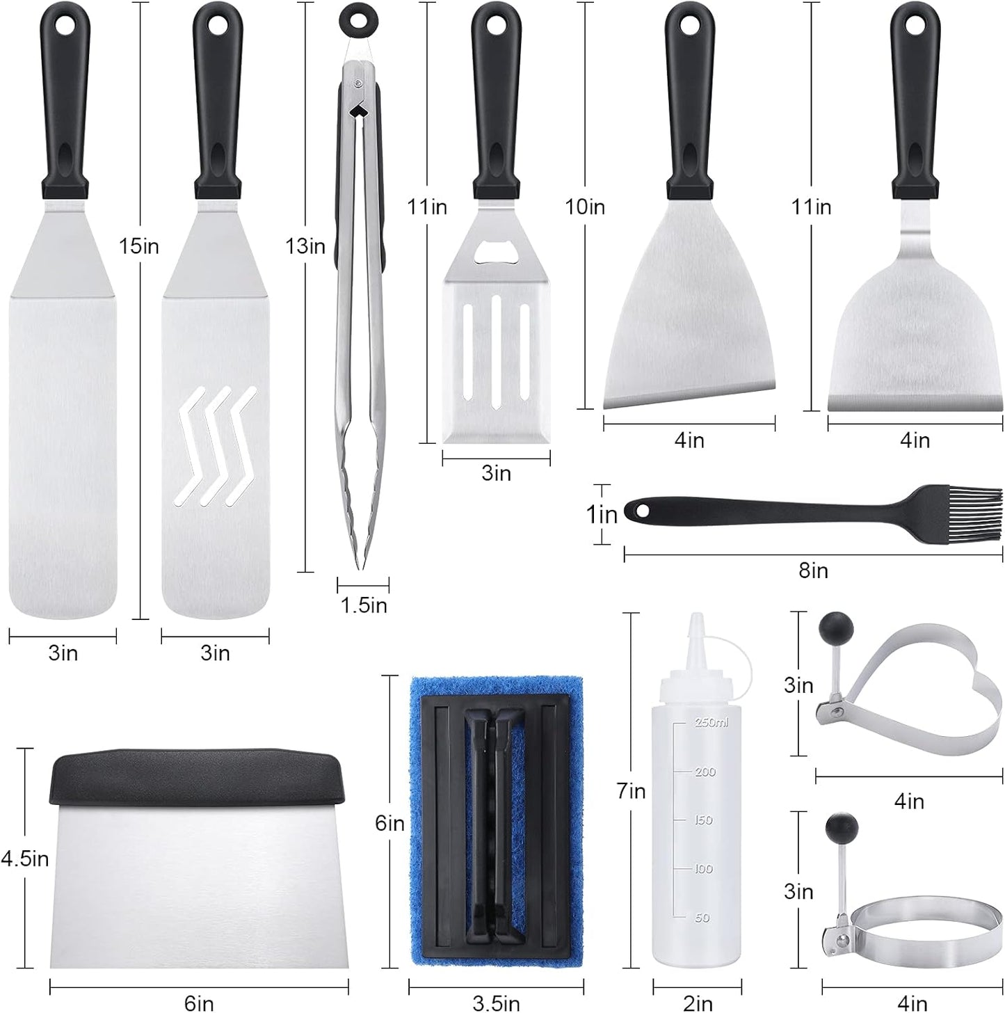 Kit accesorios parrilla Blackstone 16 pzas
