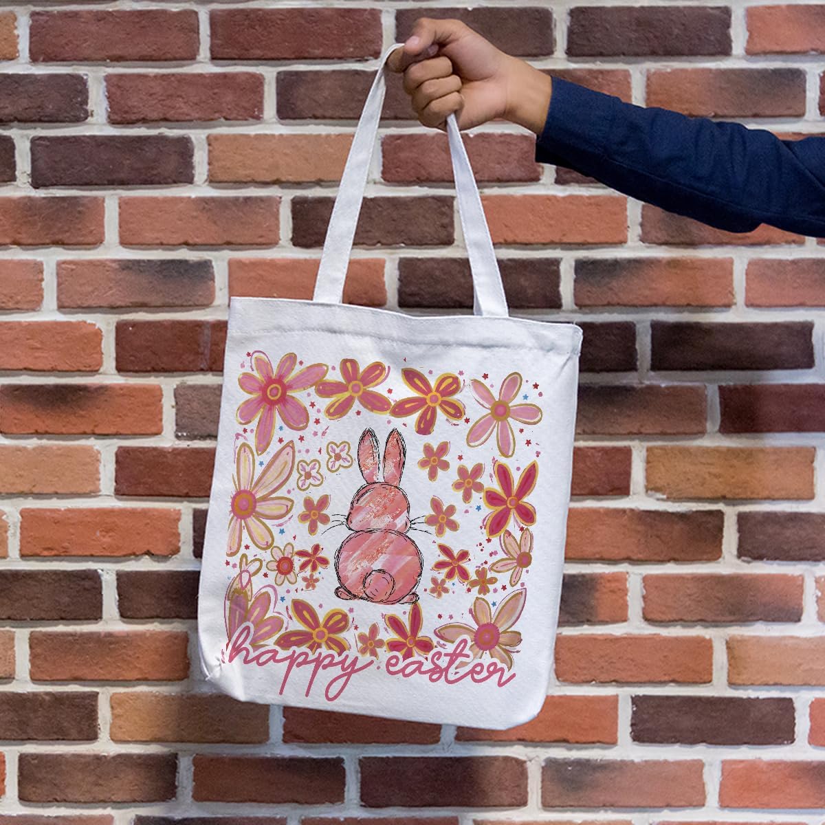 Bolsas bohemias conejo Pascua regalos mujer