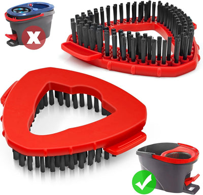2 Cepillos Giratorios O-Cedar EasyWring para Fregona