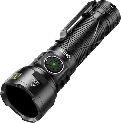 Linterna UV 365 nm recargable con lente filtro para resina