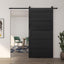 Puerta granero 42x84pulg kit corredera madera sólida MDF