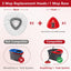 Sistema 1 tanque trapeador microfibra 5 pzas blancas