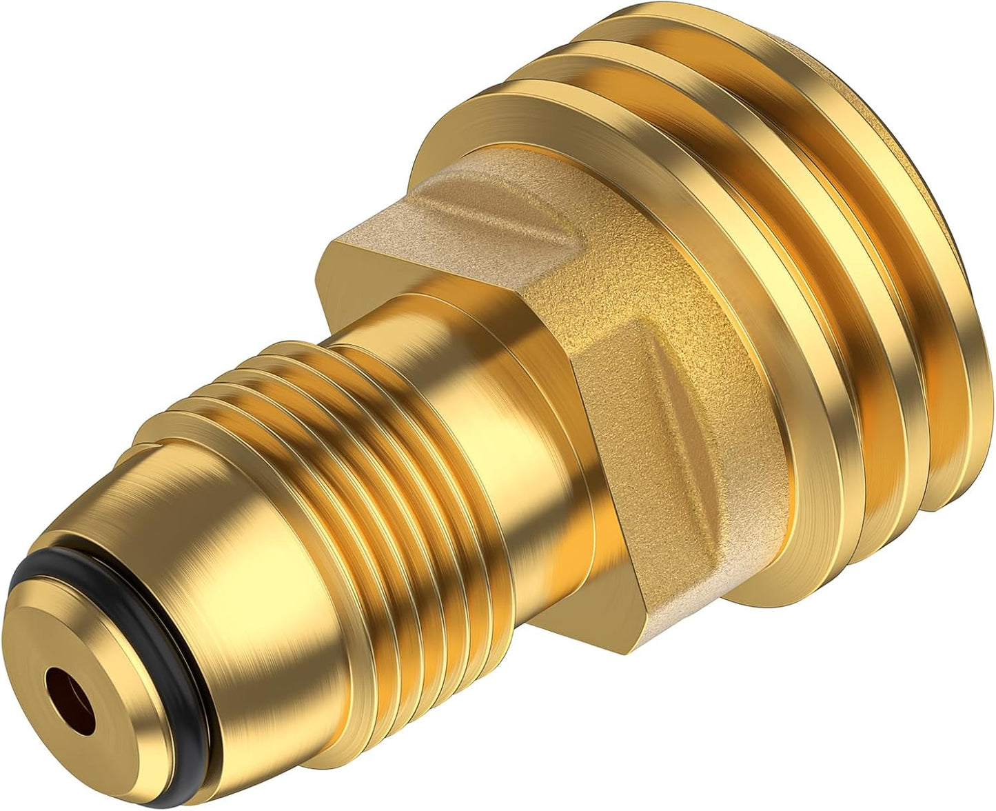 Adaptador tanque propano POL a QCC1 100% latón