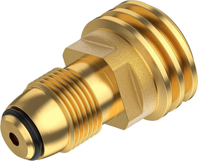 Adaptador tanque propano POL a QCC1 100% latón