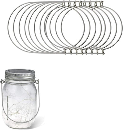Perchas alambre para tarros Mason soporte tapa acero inox